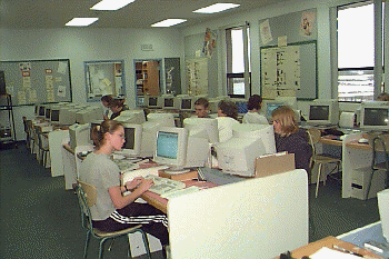 senior and junior high computer lab