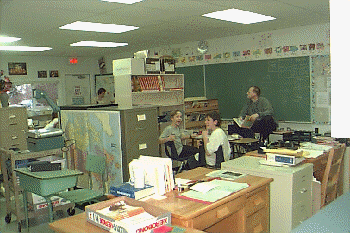view of the resource room
